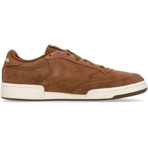 Reebok, Schoenen, Heren, Bruin, 43 EU, Suède, Collegiate Brown Lage Sneaker Herenschoen