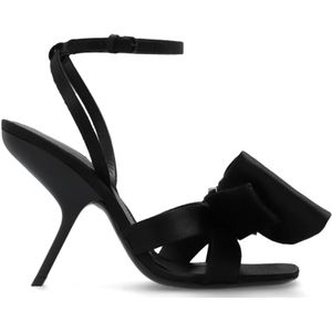 Salvatore Ferragamo, ‘Helena’ sandalen met hak Zwart, Dames, Maat:36 1/2 EU