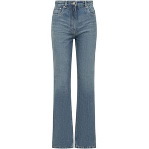 Salvatore Ferragamo, Flared Jeans Blauw, Dames, Maat:2XS