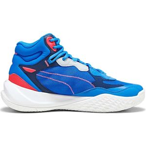 Puma, Sport, Heren, Blauw, 43 EU, Playmaker Pro Mid Basketbalschoenen