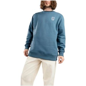 Vans, Sweatshirts & Hoodies, Heren, Blauw, L, Moderne Comfort Crew Sweatshirt
