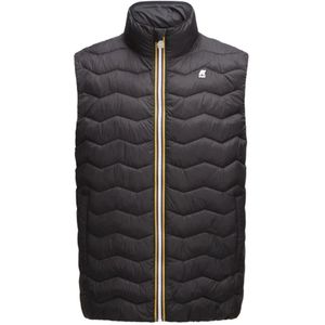 K-Way, Jassen, Heren, Zwart, S, Heren Synthetische Gilet, Model K6114Rw