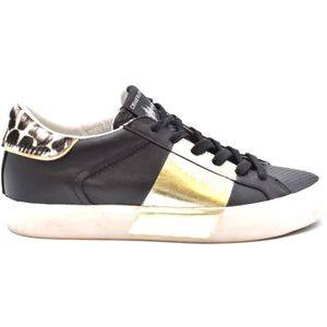 Crime London, Schoenen, Dames, Zwart, 36 EU, Stijlvolle sneakers voor modieuze vrouwen