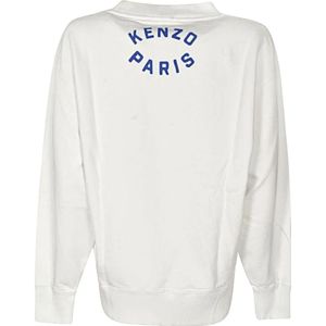 Kenzo, Sweatshirts & Hoodies, Dames, Wit, S, Stijlvolle Sweatshirt voor Mannen