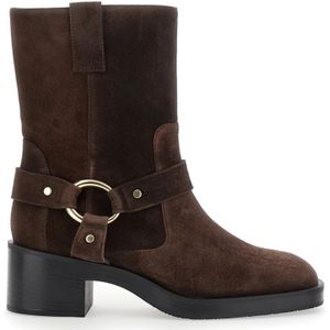 Stuart Weitzman, Schoenen, Dames, Bruin, 41 EU, Bruine JAX Bootie Laarzen