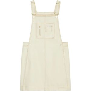 Marc O'Polo, Losse denim tuinbroek jurk Beige, Dames, Maat:M