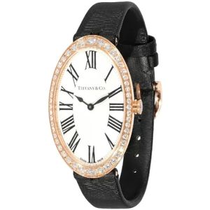 Tiffany & Co. Pre-owned, Pre-owned Rose Gold watches Grijs, Dames, Maat:ONE Size