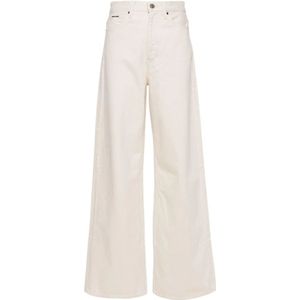 Calvin Klein, Broeken, Dames, Beige, W29, Stijlvolle Beige Jeans voor Mannen