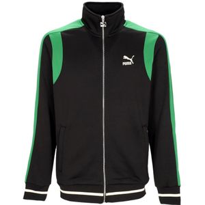 Puma, Sport, Heren, Zwart, S, Fanbase Track Jacket Zwart Streetwear