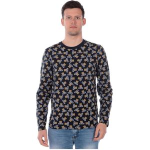 Moschino, Sweatshirts Zwart, Heren, Maat:XS