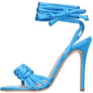 Marc Ellis, Schoenen, Dames, Blauw, 39 EU, Satijn, Sandalen Clear Blue