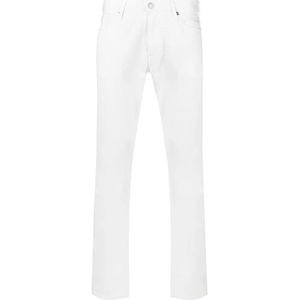 Emporio Armani, Slim-fit Jeans Wit, Heren, Maat:W40