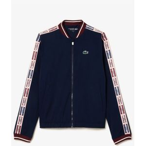 Lacoste, Dames Polyester Jas Blauw, Dames, Maat:L