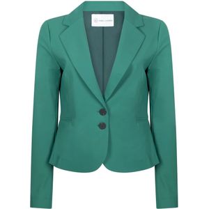 Jane Lushka, Jassen, Dames, Groen, XL, Groene Technische Jersey Blazer