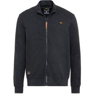 Camel Active, Stijlvolle Sweatjack Zwart, Heren, Maat:XL