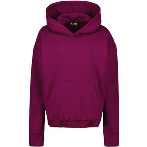 Saint Laurent, Sweatshirts & Hoodies, Heren, Paars, S, Katoen, Logo Hoodie