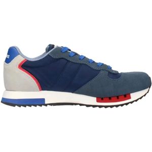 Blauer, Blauwe Mesh Suède Sneaker Blauw, Heren, Maat:41 EU