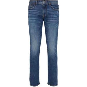 Armani Exchange, Jeans, Heren, Blauw, W31, Katoen, Broeken