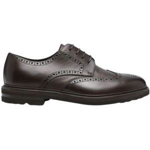 Henderson Baracco, Schoenen, Heren, Bruin, 41 EU, Leer, Engelse Brogue Veterschoen