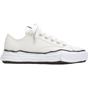 Mihara Yasuhiro, Schoenen, Heren, Wit, 37 EU, Beperkte Oplage Canvas Lage Witte Sneaker