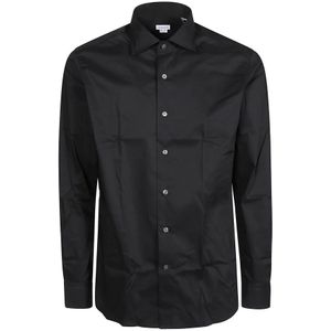 Orian, Overhemden, Heren, Zwart, L, Slim Fit Overhemd Lange Mouw