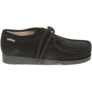 Sebago, Schoenen, Heren, Zwart, 41 EU, Zwarte platte schoenen Derby Cam