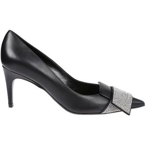 Sergio Rossi, SR1 Paris Pumps - Zwart Zwart, Dames, Maat:37 EU