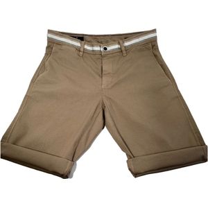 Mason's, Korte broeken, Heren, Beige, XS, Katoen, Casual zomer Bermuda shorts - Mason - Maat 44