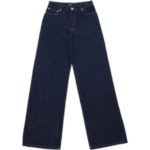 A.p.c., Klassieke Bootcut Jeans Blauw, Dames, Maat:W27