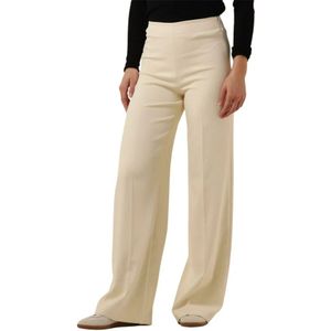 Drykorn, Broeken, Dames, Beige, W32 L34, Polyester, Wijde Pijp Ecru Broek