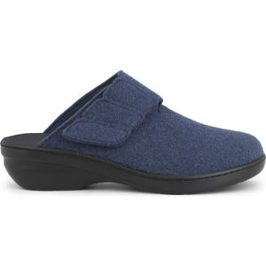 New Feet, Schoenen, Dames, Blauw, 41 EU, Wol, Dames slippers