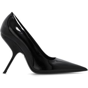 Salvatore Ferragamo, Lakleren stiletto pumps Zwart, Dames, Maat:37 EU