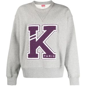Kenzo, Sweatshirts & Hoodies, Heren, Grijs, L, Sweatshirts