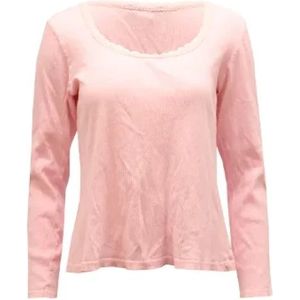 Ralph Lauren Pre-owned, Pre-owned, Dames, Roze, L, Katoen, Pre-owned Cotton tops