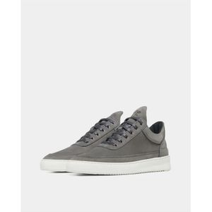 Filling Pieces, Schoenen, Heren, Grijs, 45 EU, Lage Top Ripple Nubuck Shark Sneakers