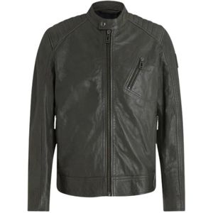 Belstaff, Grijze Jassen voor Heren Grijs, Heren, Maat:L