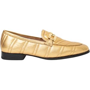 Unisa, Schoenen, Dames, Geel, 38 EU, Gouden Loafer Dexter Limited Edition