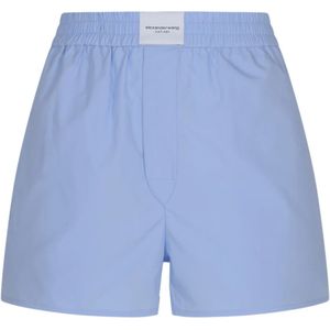 Alexander Wang, Short Shorts Blauw, Dames, Maat:M