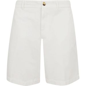 Brunello Cucinelli, Korte broeken, Heren, Wit, M, Katoen, Shorts