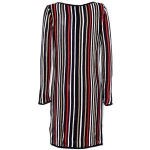 Tommy Hilfiger, Kleedjes, Dames, Veelkleurig, M, Katoen, Multicolor Damesjurk Outlet - Verdien C-Nk Jurk