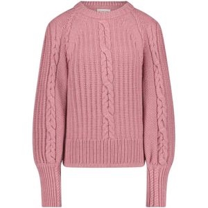 Jane Lushka, Truien, Dames, Roze, L, Wol, Stijlvolle en Comfortabele Erika Pullover