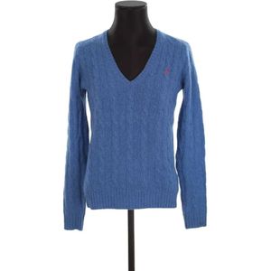 Ralph Lauren Pre-owned, Pre-owned, Dames, Blauw, S, Wol, Pre-owned Wool tops