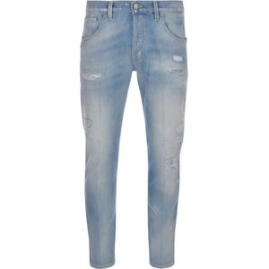 Dondup, Jeans, Heren, Blauw, W34, Slim-fit Jeans