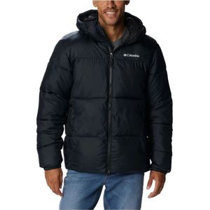 Columbia, Puffect Hooded Jas Zwart, Heren, Maat:L