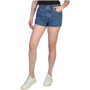 Levi's, Denim Shorts Blauw, Dames, Maat:W30