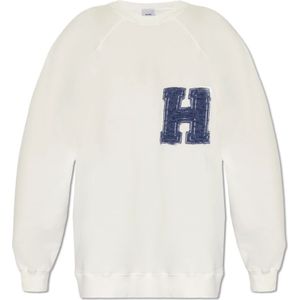 Halfboy, Sweatshirts & Hoodies, Dames, Wit, M, Katoen, Oversized sweatshirt