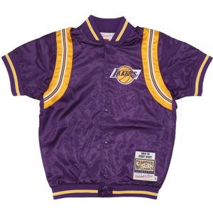 Mitchell & Ness, Tops, Heren, Paars, M, Vintage NBA Shooting Shirt Jerry West
