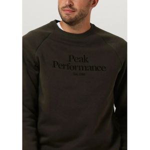 Peak Performance, Sweatshirts & Hoodies, Heren, Groen, S, Katoen, Heren Original Crew Sweater & Vest