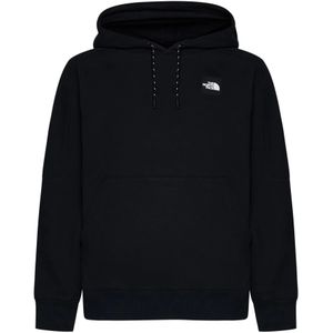 The North Face, Sweatshirts & Hoodies, Heren, Zwart, XL, Katoen, Zwarte Katoenen Hoodie