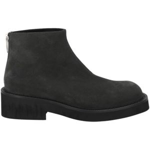 MM6 Maison Margiela, Schoenen, Heren, Zwart, 43 EU, Leer, Leren Enkellaarzen